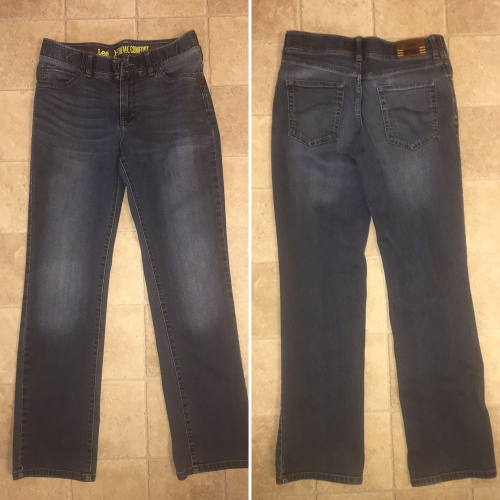 LEE Sport X-Treme Comfort Jeans, 16 Regular.
